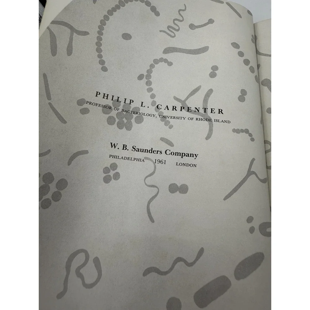 Microbiology by Philip L. Carpenter - Saunders Company 1963 HC